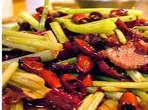 鉗子米炒芹菜 鉗子米炒芹菜