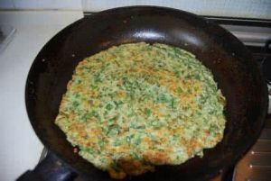 莧菜雞蛋餅 莧菜雞蛋餅