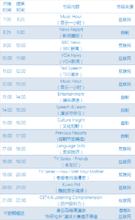 FM播放時間表（2014年）