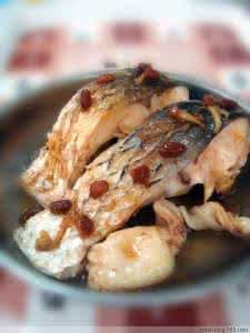 黃豆醬蒸魚腩 黃豆醬蒸魚腩