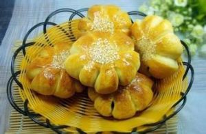 豆沙花形麵包 豆沙花形麵包