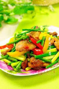 蒜薹炒肉 蒜薹炒肉