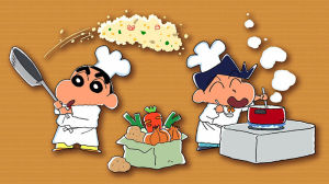 蠟筆小新翻烤肉