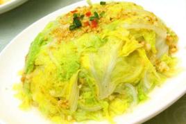 蒜蓉蒸白菜 蒜蓉蒸白菜