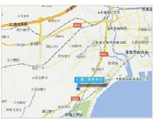 富立·秦皇半島位置圖