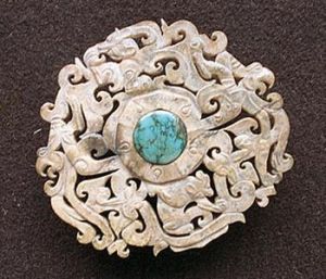 動物紋玉嵌飾 動物紋玉嵌飾