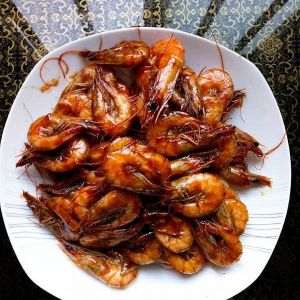 醬油爆蝦 醬油爆蝦
