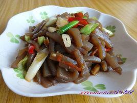 素炒魔芋 素炒魔芋