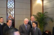 參加加拿大總督戴維&middot;約翰斯頓來蓉歡迎儀式