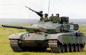 中國ZTZ99式主戰坦克