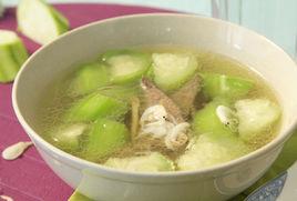 豬肝絲瓜湯 豬肝絲瓜湯