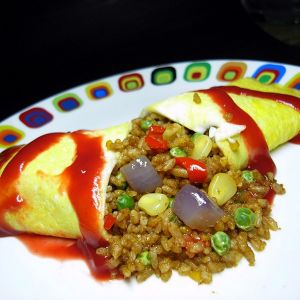 什錦蛋包飯 什錦蛋包飯