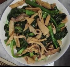 魷魚炒芥藍 魷魚炒芥藍