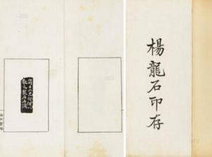 《楊龍石印存》 《楊龍石印存》