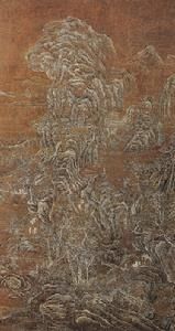 《雪景山水圖》 《雪景山水圖》