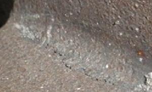 鑄造外熱裂紋巨觀形貌