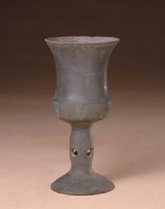 龍山文化黑陶高柄杯 龍山文化黑陶高柄杯