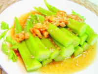 涼拌蝦米秋葵 涼拌蝦米秋葵