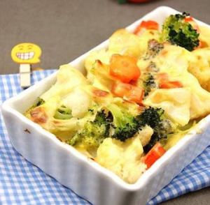 胡蘿蔔菜花鱈魚米粉 胡蘿蔔菜花鱈魚米粉