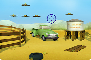 美國牛仔射飛碟