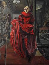 鍾偉《紅色新貴盛裝舞會》150X200cm2011