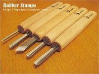 大、小丸刀，大小角刀，平刀和斜刀