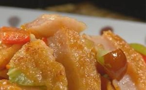 人參紅棗炒蝦條 人參紅棗炒蝦條