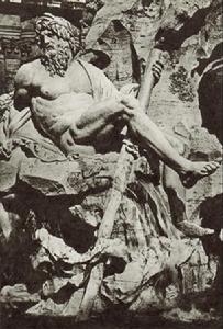 四河噴泉[羅馬篷&middot;腓力教皇宮殿的噴水池]