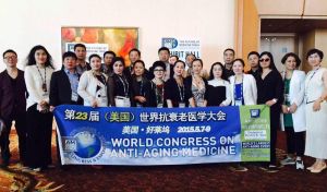 劉楊參加第23屆（美國）世界抗衰老醫學大會