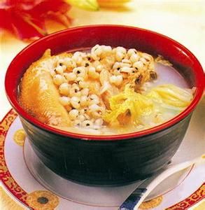 小白菜薏米粥