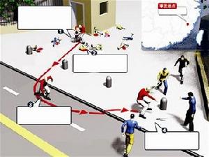 南平校門慘案案發過程示意圖