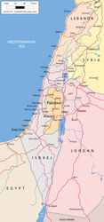 巴勒斯坦地圖