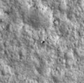 （圖）由火星偵察軌道器於2006年12月攝得的海盜號登入器的照片。