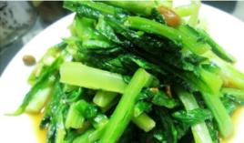 黃豆醬炒油麥菜 黃豆醬炒油麥菜