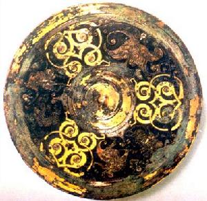 錯金銀鬥獸紋鏡 錯金銀鬥獸紋鏡