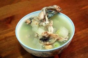 冬瓜干貝燉田雞 冬瓜干貝燉田雞