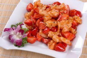 草莓汁蝦 草莓汁蝦