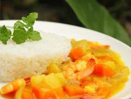 蝦仁咖喱飯 蝦仁咖喱飯