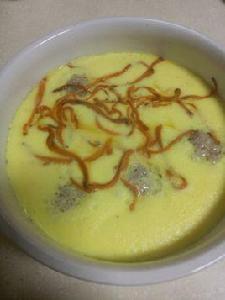 蟲草花蒸蛋 蟲草花蒸蛋