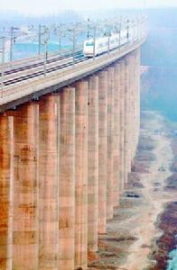 2010年1月28鈤鄭西高鐵列車試運行