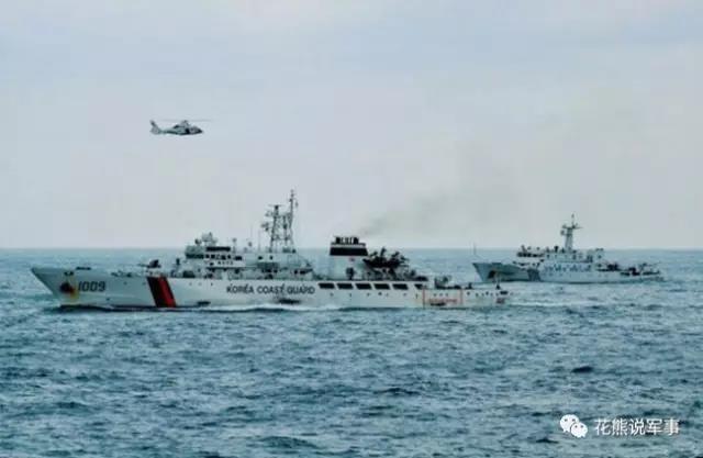 中國執法船曾在中韓有爭議的蘇岩礁海域與韓國海警船對峙