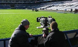 拍攝三維立體畫面使用的兩台攝像機