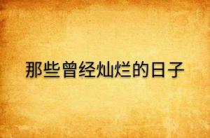 那些曾經燦爛的日子 那些曾經燦爛的日子