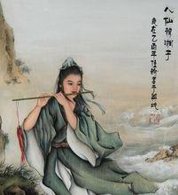韓湘子吹笛
