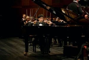 張昊辰在范&middot;克來本比賽中