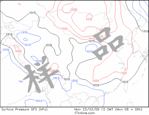 海平面氣壓 海平面氣壓