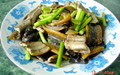 蒜苗炒鱔片