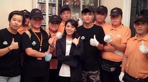 搬哪兒團隊與明星藝人合影