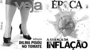 巴西一些時政刊物紛紛以西紅柿危機為封面報導