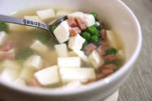 火腿絲青豆湯 火腿絲青豆湯